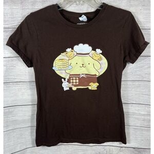 Hello Kitty And Friends Chef Graphic T Shirt Brown Womens Small